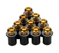 Compatibile Con Yamaha Per FZ1 FZ6 FZ6R FJR1300 Per YZF-R1 R6 R7 600R 750R Bulloni Parabrezza Viti Montaggio Parabrezza Per M5 5 Mm Rondelle Dadi parabrisas