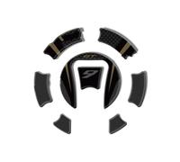 Compatibile Con Yamaha Per Tracer Per 9 Per GT 2025 Glassato 3D Resina Moto Tappo Gas Copertura Protezione Decalcomania Finitura Ghiaccio Anti Slip Kit Tank Pad Adesivi Protezione(A)