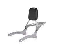 Compatibile Con Yamaha Per V-Star 1100 Per XVS1100 Per Drag Per Star 2000-2011 Schienale Per Moto Sissy Bar Con Portapacchi Cuscino Per Schienale X