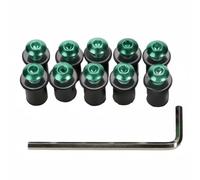 Compatibile Con Yamaha Per YZF-R15 R25 R125 R1 10PCS Per M5 Moto Carenatura Paravento Vite Bullone Kit Parabrezza Montaggio Dado Bullone parabrisas