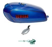 Compatibile con Yamaha Rx100 Rx125 Serbatoio Benzina Blu Con Tappo Coperchio ...