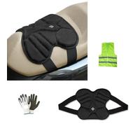 COMPATIBILE CON YAMAHA T-MAX 560 COPRISELLA TUCANO URBANO 326-N1 COOL FRESH CUSCINO PER SELLA SCOOTER PROTEGGI SELLE IN RETE AERO 3D SPESSORE 2CM NERO 30X43CM