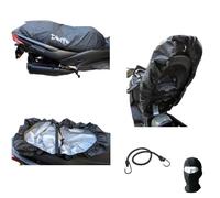 COMPATIBILE CON YAMAHA X-MAX 300 ABS TELO COPRISELLA FELPATO IMPERMEABILE ANTIGRAFFIO TG. XL 130X72CM COPERTURA PER SELLE MOTO SCOOTER UNIVERSALE ANTIPIOGGIA IN PVC