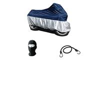 COMPATIBILE CON YAMAHA XC 300 VERSITY 2003-2006 TELO COPRIMOTO COPRISCOOTER CON PARABREZZA E BAULETTO IMPERMEABILE IN NYLON COPERTURA UNIVERSALE TG.246X105X127CM COVER ANTIPIOGGIA