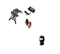 COMPATIBILE CON YAMAHA XJ6 600 ABS KIT PORTATARGA REGOLABILE PER MOTO SPORTIVO UNIVERSALE+1 COPPIA DI FRECCE A LAMPADINA 21W-12V+LUCE TARGA TUTTO OMOLOGATO