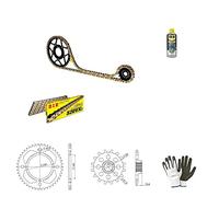 COMPATIBILE CON YAMAHA XT (2KF) 600 1987-1989 KIT CATENA CORONA PIGNONE PER MOTO TRASMISSIONE DID 520VX3 LUN 102 MAGLIE,CORONA ACCIAIO P520-Z39,PIGNONE P520-Z15 SPECIFICO
