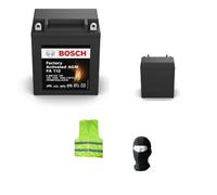 COMPATIBILE CON YAMAHA XV Virago 535 anno dal 1986 al 2002 BATTERIA BOSCH YB12AL-A2 FA112 YB12AL-A/A2 GIÀ CARICA E PRONTA PER L'USO BATTERIE AGM 12 AMPERE 12 VOLT 81X134X160MM