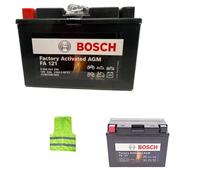COMPATIBILE CON YAMAHA YP Majesty ABS 400 dal 2009 al 2013 BATTERIA BOSCH FA121 YT9B-BS AGM YT9B-4 CCA 115 FORNITA CARICA E PRONTA PER L'USO BATTERIE 8 AH AMPERE 12 VOLT 150X70X105