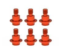 Compatibile Con Yamaha YZ450F 2008 2009-2023 Per YZ125X 2017 2018-2023 Accessori Moto M6 * 12 Protezione Forcella Anteriore Per Viti Bullone Bulloneria Moto(Orange)