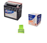 COMPATIBILE CON YAMAHA YZF R7 700 per anno 2021 al 2023 BATTERIA YTZ7S-BS BATTERIE TECNIUM BTZ7S-BS 6 AMPERE 12VOLT GIÀ PRONTA E CARICA MOTO SCOOTER 113X70X105MM