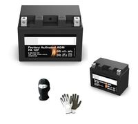 COMPATIBILE CON ZONTES D-350 350 anno 2024 al 2024 BATTERIA YTZ12S FA1270 SPEDITA GIÀ CARICA E PRONTA BATTERIE SLA 11AH AMPERE 12 VOLT 150X88X110MM