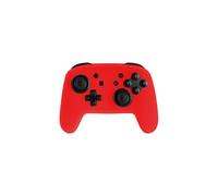 compatibile Custodia protettiva in silicone tinta unita per controller di gioco Nintendo Switch Pro (rossa)