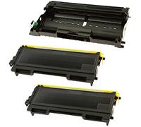 Compatibile DR2005 Tamburo & 2x TN2005 Toner per Brother HL-2035 HL-2037 HL-2037E - Nero, Alta Resa