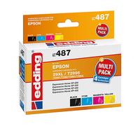 Compatibile EDDING 18-487-01 Nero, Ciano, Magenta, Giallo