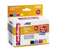 Compatibile EDDING 18-492 Nero, Ciano, Magenta, Giallo