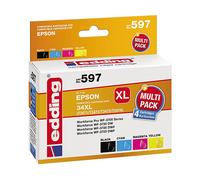Compatibile EDDING 18-597 Nero, Ciano, Magenta, Giallo