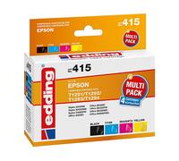 COMPATIBILE EDDING Edd-415 4 Pz Nero, Ciano, Magenta, Giallo