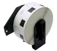 Compatibile Etichette adesive per etichettatrice NERO SU BIANCO per Stampante Brother QL-1100 - Produttore: Offertecartucce.com