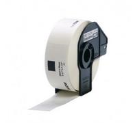 Compatibile Etichette adesive per etichettatrice NERO SU BIANCO per Stampante Brother QL-500A - Produttore: Offertecartucce.com