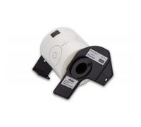 Compatibile Etichette adesive per etichettatrice NERO SU BIANCO per Stampante Brother QL-820NWBVM - Produttore: Offertecartucce.com