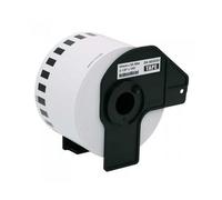 Compatibile Etichette per etichettatrice NERO SU BIANCO per Stampante Brother QL-500A - Produttore: Offertecartucce.com