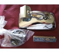 COMPATIBILE FIAT 127 128 850 500 SPECCHIETTO RETROVISORE RETTANGOLARE CROMATO