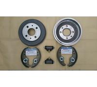 COMPATIBILE FIAT PANDA 141 1993 ->2003 KIT TAMBURI + CILINDRETTI GANASCE FRENI