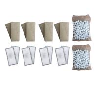 Compatibile Filtro Media per Fluval U2 U3 E U4 Schiuma Carbonio Policarbonato