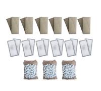 Compatibile Filtro Media per Fluval U2 U3 E U4 Schiuma Carbonio Policarbonato