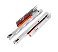 Compatibile for 1 paio di rimbalzo Premere for aprire sotto il supporto for mobili da cucina, bagno, cassetto, guida scorrimento, 25 kg, 2 volte a metà(16inches 400MM)