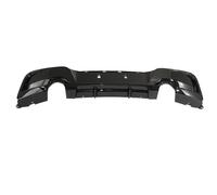 Compatibile for BMW F20 2011-2014 M Sport M-Tech Nero lucido Fibra di carbonio Look diffusore paraurti posteriore Spoiler Body Kit(Black Print 3)