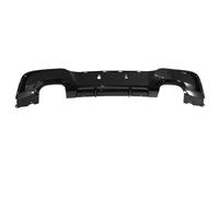 Compatibile for BMW F20 2011-2014 M Sport M-Tech Nero lucido Fibra di carbonio Look diffusore paraurti posteriore Spoiler Body Kit(Black Print 4)