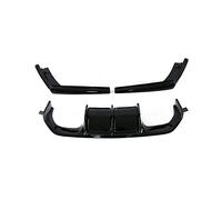 Compatibile for BMW F80 M3 F82 F83 M4 paraurti originale 2015-2020 nero lucido spoiler anteriore inferiore auto labbro + staffa diffusore posteriore piastra splitter