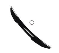 Compatibile for BMW Serie 5 E60 520i 520d 530i 530d 535i M5 2003-2010 PSM Style Spoiler posteriore Ala Body Kit Tuning Nero lucido/Look carbonio(Gloss Black)