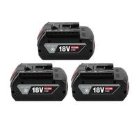 Compatibile For Bosch 18V, Utensile Cordless Professionale Bat609 Bat618 Gba18v80 18V 10000mAh Batteria Sostitutiva For Elettroutensile(3pcs)