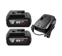 Compatibile For Bosch 18V, Utensile Cordless Professionale Bat609 Bat618 Gba18v80 18V 10000mAh Batteria Sostitutiva For Elettroutensile(BS 10AhX2 CX1)
