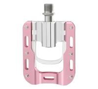 Compatibile for Brompton Dahon 1 Coppia Cuscinetti Pieghevoli Pedali Bici Parti di Biciclette Pieghevoli Antiscivolo da 9/16 Pollici(Silver Pink)