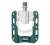 Compatibile for Brompton Dahon 1 Coppia Cuscinetti Pieghevoli Pedali Bici Parti di Biciclette Pieghevoli Antiscivolo da 9/16 Pollici(Silver Green)