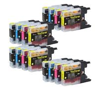 Compatibile for Brother LC1280 Inchiostro for LC1240 LC1220 for MFC-J280W,MFC-J425W,MFC-J430W,MFC-J435W,MFC-J5910DW,MFC-J6510DW,DCP-J925DW(4 Set)