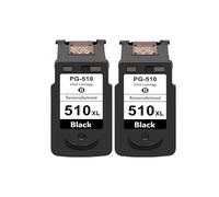 Compatibile for Canon PG-510 CL-511 Cartuccia d'inchiostro 2-Pack for Canon IP2700 MP240 MP250 MP270 MP280 MP480 MP490 MP492 Stampanti(2 Black)