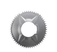 Compatibile for corona Shimano R2000/R3000/R5800 110BCD 48-58T - ruota dentata for bici da strada con offset 3mm argento bianco(Silver 3mm 54T)