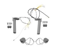 Compatibile for DJI, carrello di atterraggio anteriore sinistro destro serie Mavic 2 con antenna e paralume a vite, copertura motore posteriore, accessori for droni(1SET)