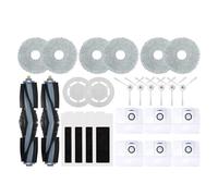 Compatibile for Ecovacs Deebot T20 OMNI/T20/T20e/T20 Pro Accessori Spazzola laterale principale Mop Panno Filtro HEPA Sacchetto for la polvere Pezzi di ricambio di ricambio (Color : As shown-a)