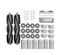 Compatibile for Ecovacs Deebot X1 OMNI / T10 OMNI Accessori Robot Parti for aspirapolvere Sacchetto for la polvere Filtro Hepa Spazzola laterale principale Mop Pattumiera (Color : 44PCS)