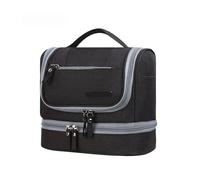 Compatibile for gli uomini Necessari da appendere Borsa for cosmetici Oxford Organizer Borse for Custodia donna for lavare articoli toeletta(Black)
