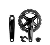 Compatibile for guarnitura Integrata RIRO 706 Bici da Strada 170mm 110BCD 53-39T 50-34T Doppia Corona Ruota dentata Cava(53-39T_170MM)