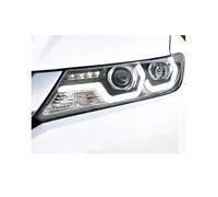 Compatibile for Honda City Fari 2015 2016 2017 2018 2019 2020 DRL Indicatori di direzione Abbaglianti Angel Eye Bi Xenon Lente del proiettore(Without bulbs)