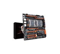 Compatibile for HUANANZHI X99 F8D, doppio LGA2011-3 | La scheda ATX supporta due CPU Xeon E5 V3/V4, DDR4 RECC, NVMe e NGFF.