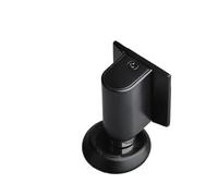 Compatibile for l'aspirazione della porta senza perforazione Forte magnetico Antivento Terra Anti-collisione Casa Bagno Camera da letto Blocco Touc(Black)