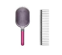 Compatibile for lo stesso modello di pettine con cuscino d'aria, massaggio, set denti larghi, airbag, cuoio capelluto. Arricciatura ad aria(Black)